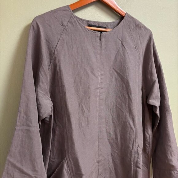 Bitte Kai Rand Women Dress Size L Oversized Linen Viscose Lagenlook Minimalist - Picture 2 of 13